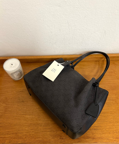 GUCCI GG SHOULDER BAG BLACK & POUCH TOM FORD ERA