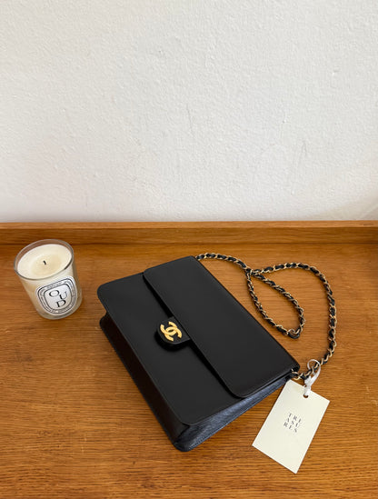 CHANEL BOX CALF FLAP BAG