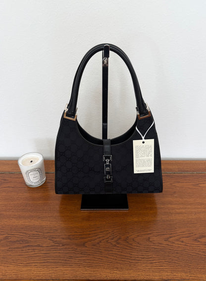 Gucci Jackie GG Monogram Bag Black