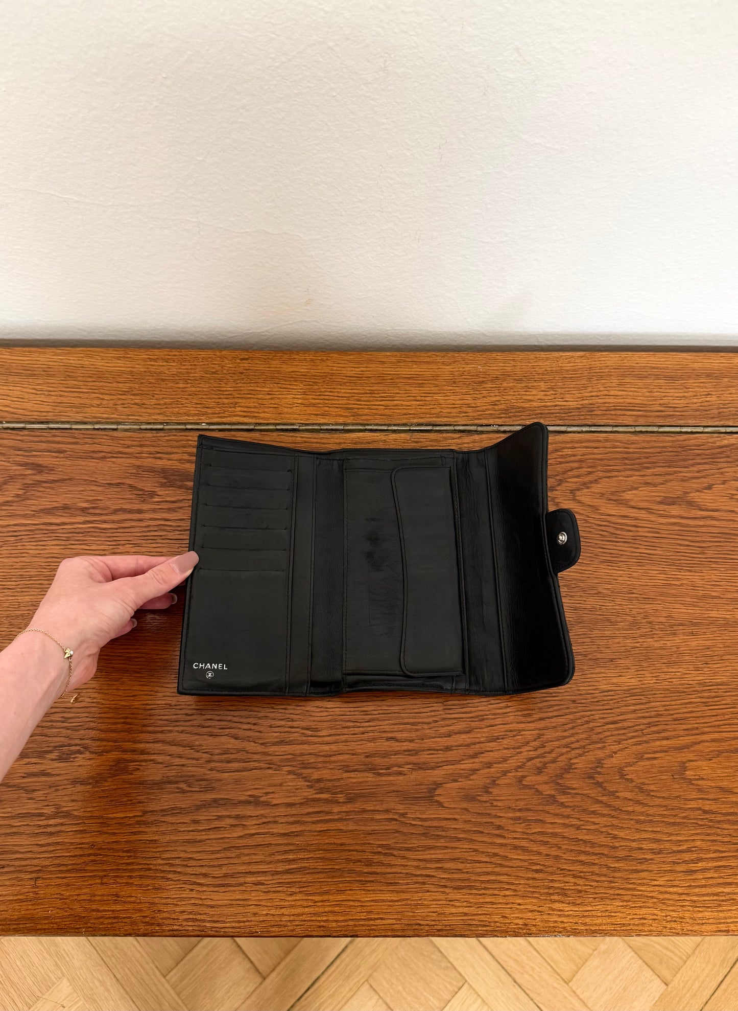 CHANEL TIMELESS CLASSIC WALLET LAMBSKIN SERIES 11