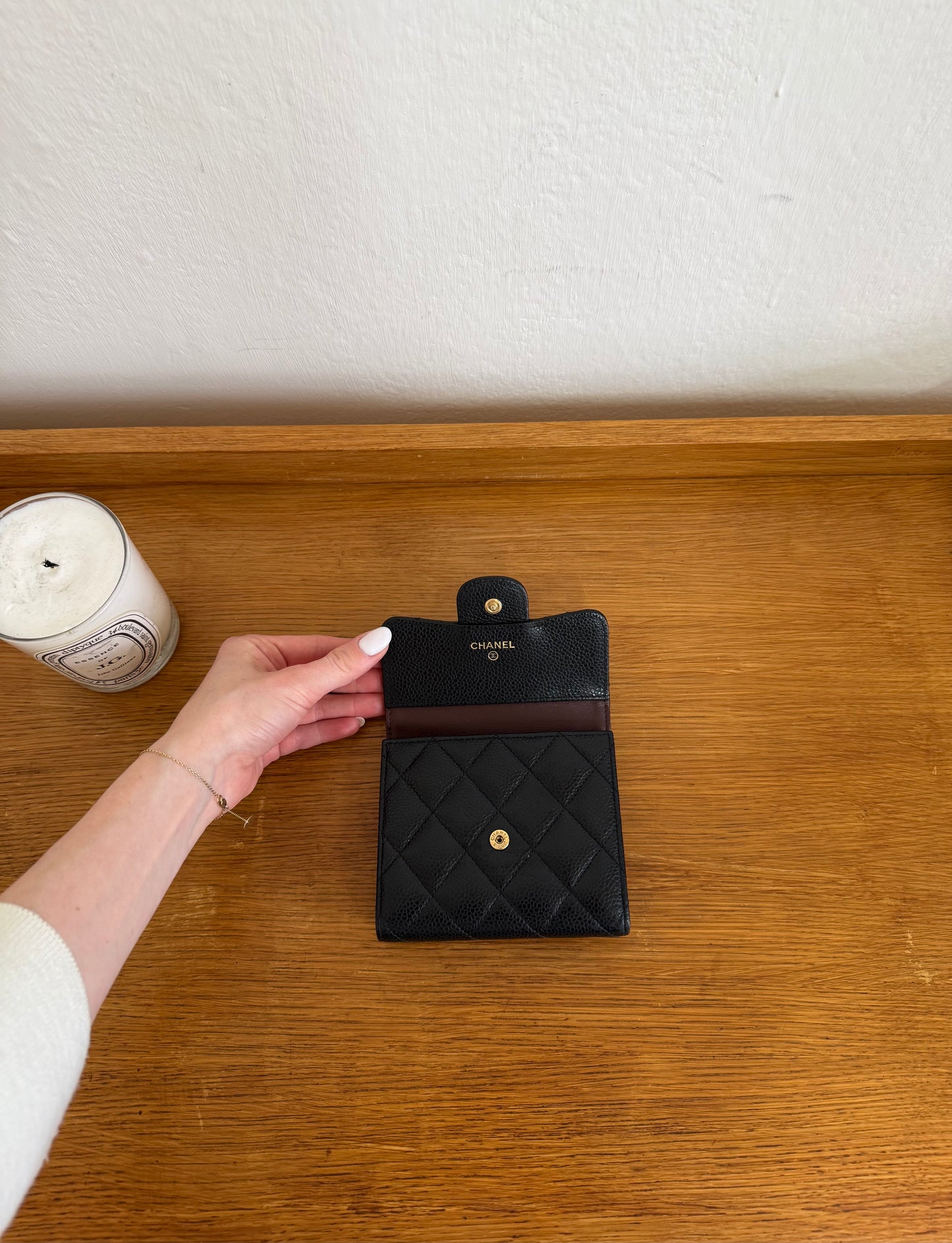 SERIES 27 CHANEL CAVIAR MINI WALLET