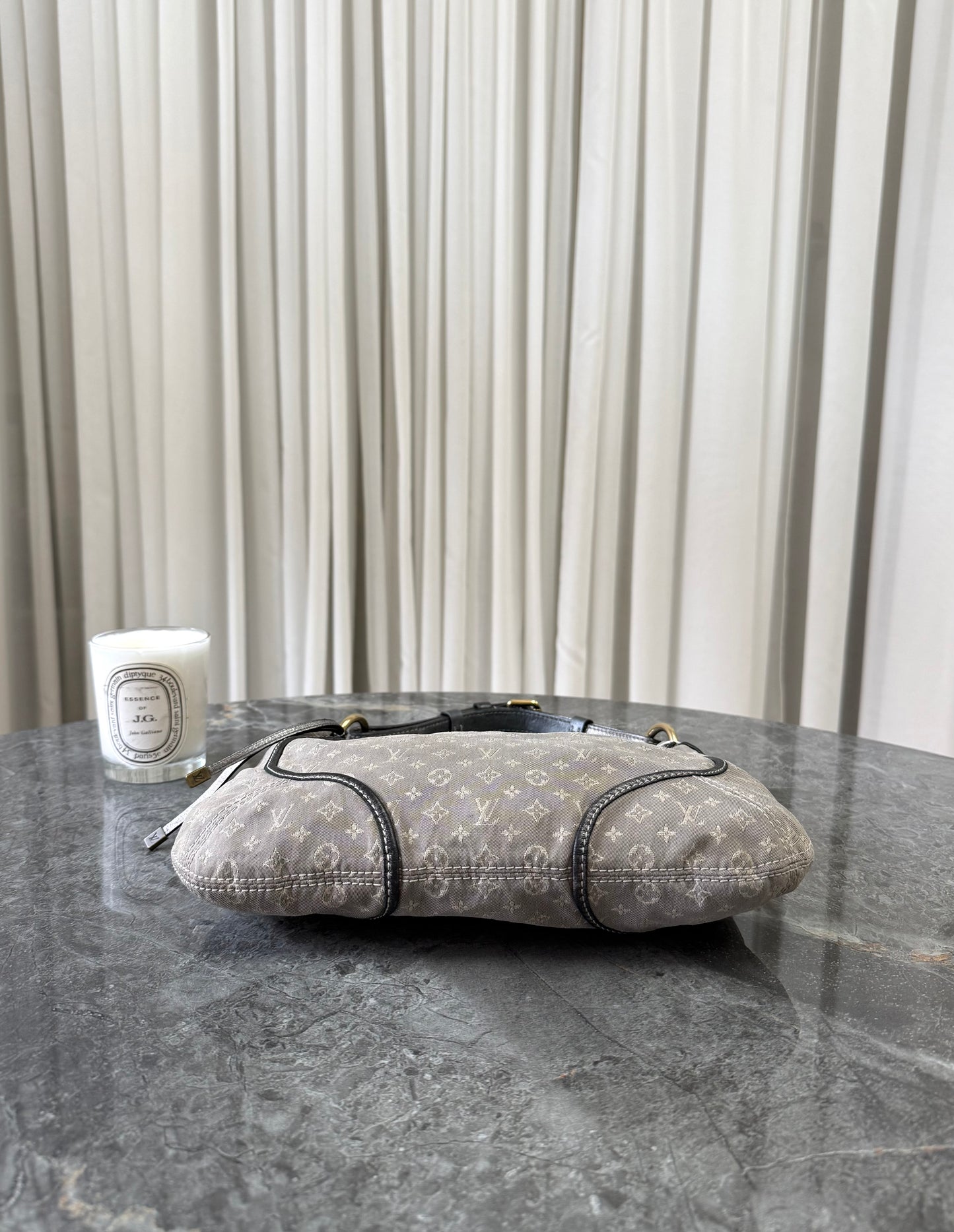LOUIS VUITTON MONOGRAM MINI MANON SHOULDER BAG GREY