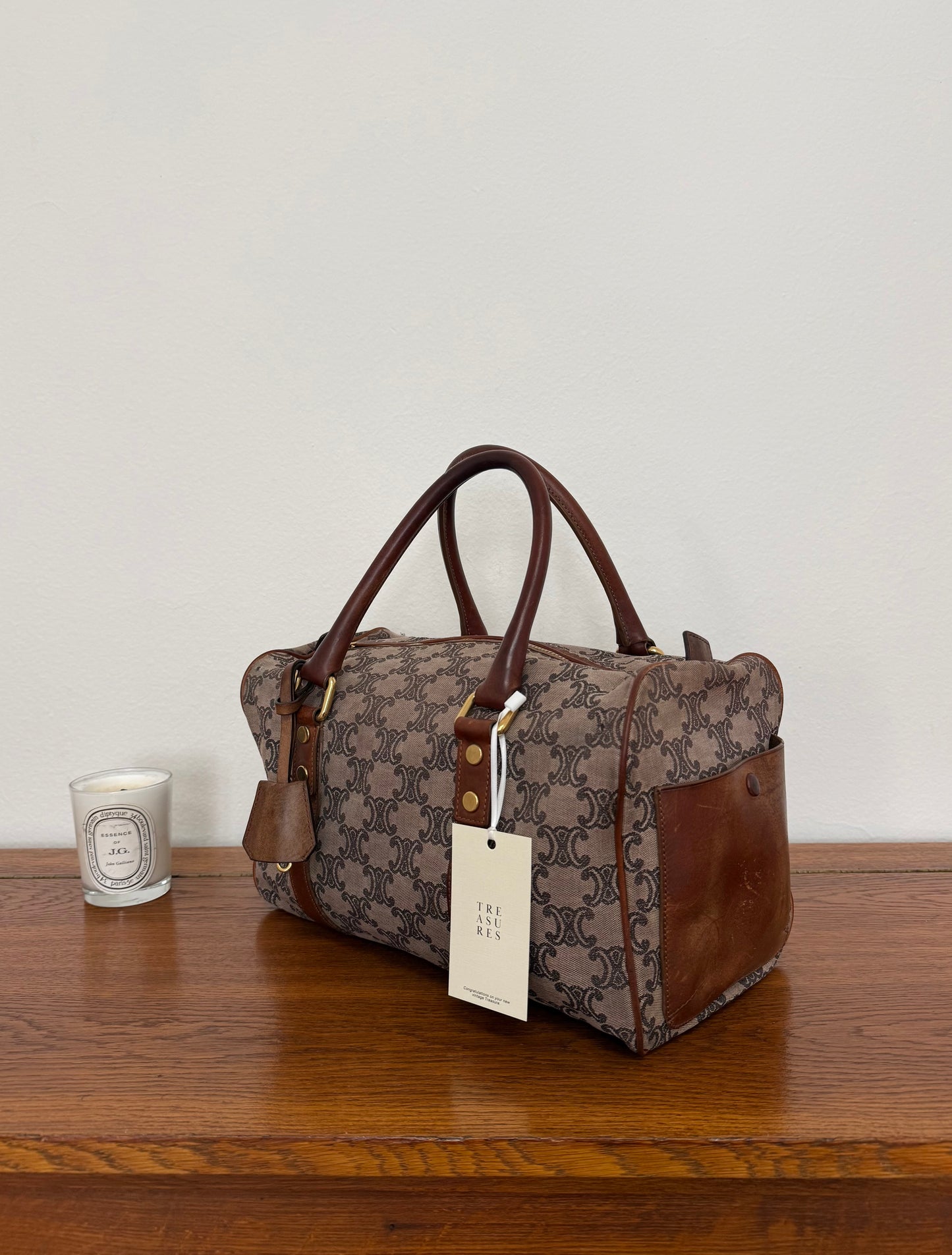 CELINE TRIOMPHE BOSTON HANDBAG