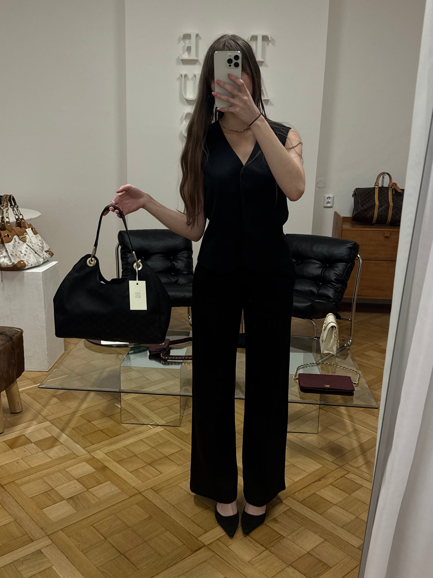 GUCCI GG MONOGRAM NYLON BAG