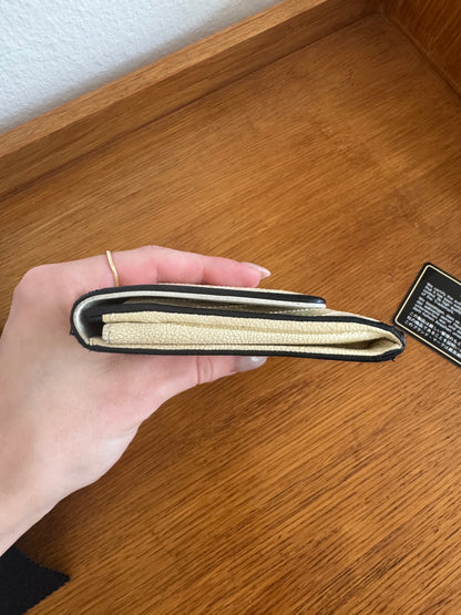 CHANEL WALLET GRAINED LEATHER BUTTER YELLOW