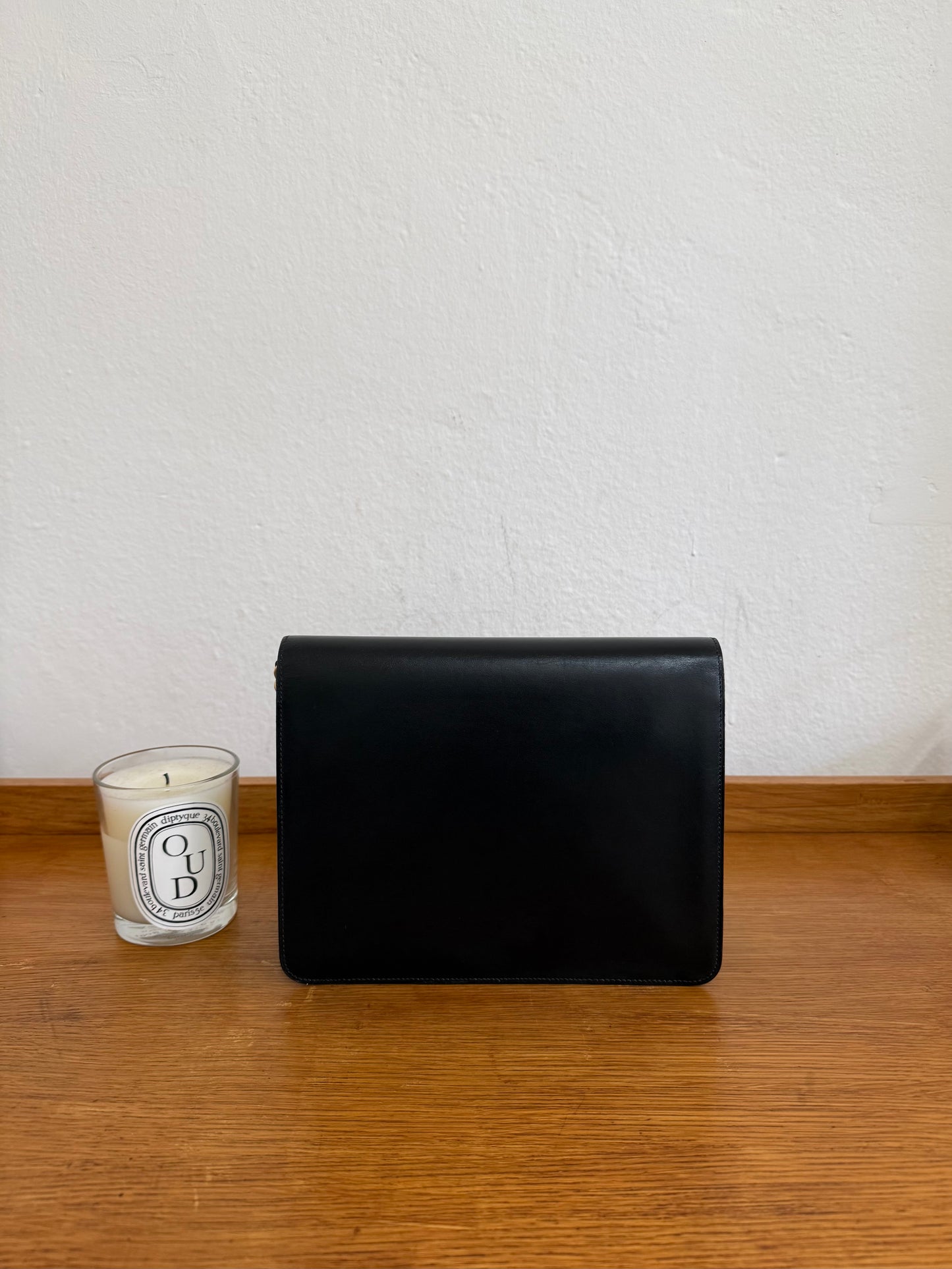 CHANEL BOX CALF FLAP BAG