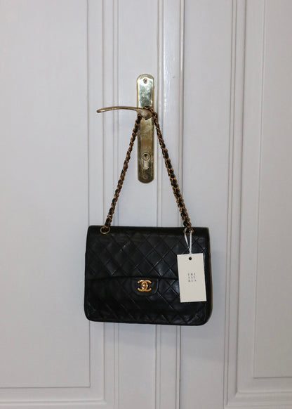 CHANEL DOUBLE FLAP BAG MEDIUM TALL 24K GOLD