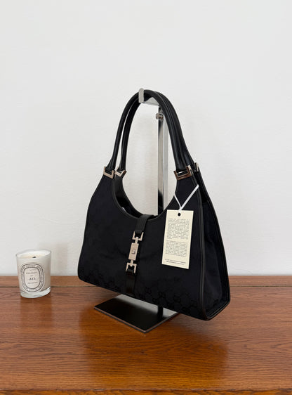 Gucci Jackie GG Monogram Bag Black