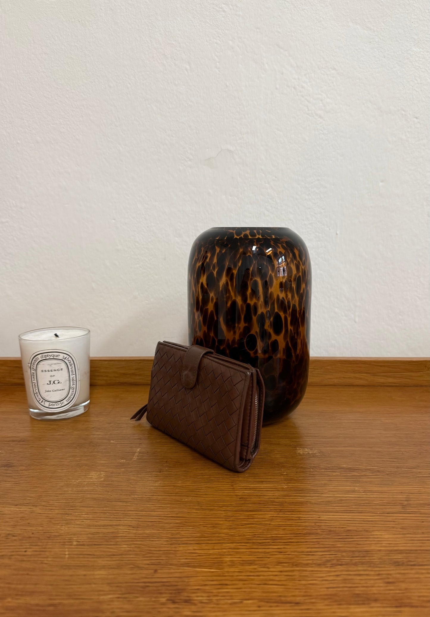 BOTTEGA VENETA INTRECCIATO WALLET BROWN