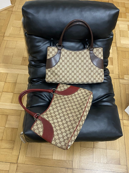 GUCCI GG SHOULDER TOTE BAG WINE