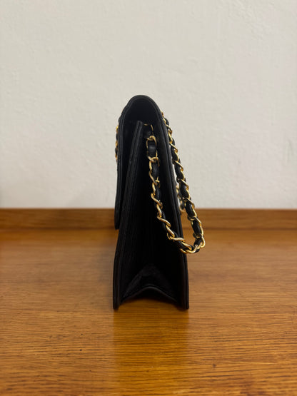 CHANEL LAMBSKIN SINGLE FLAP BAG & BOX & ENTRUPY