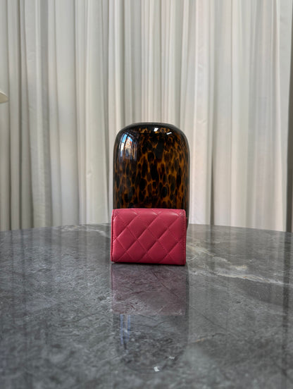 Chanel Mini Wallet Lambskin Pink