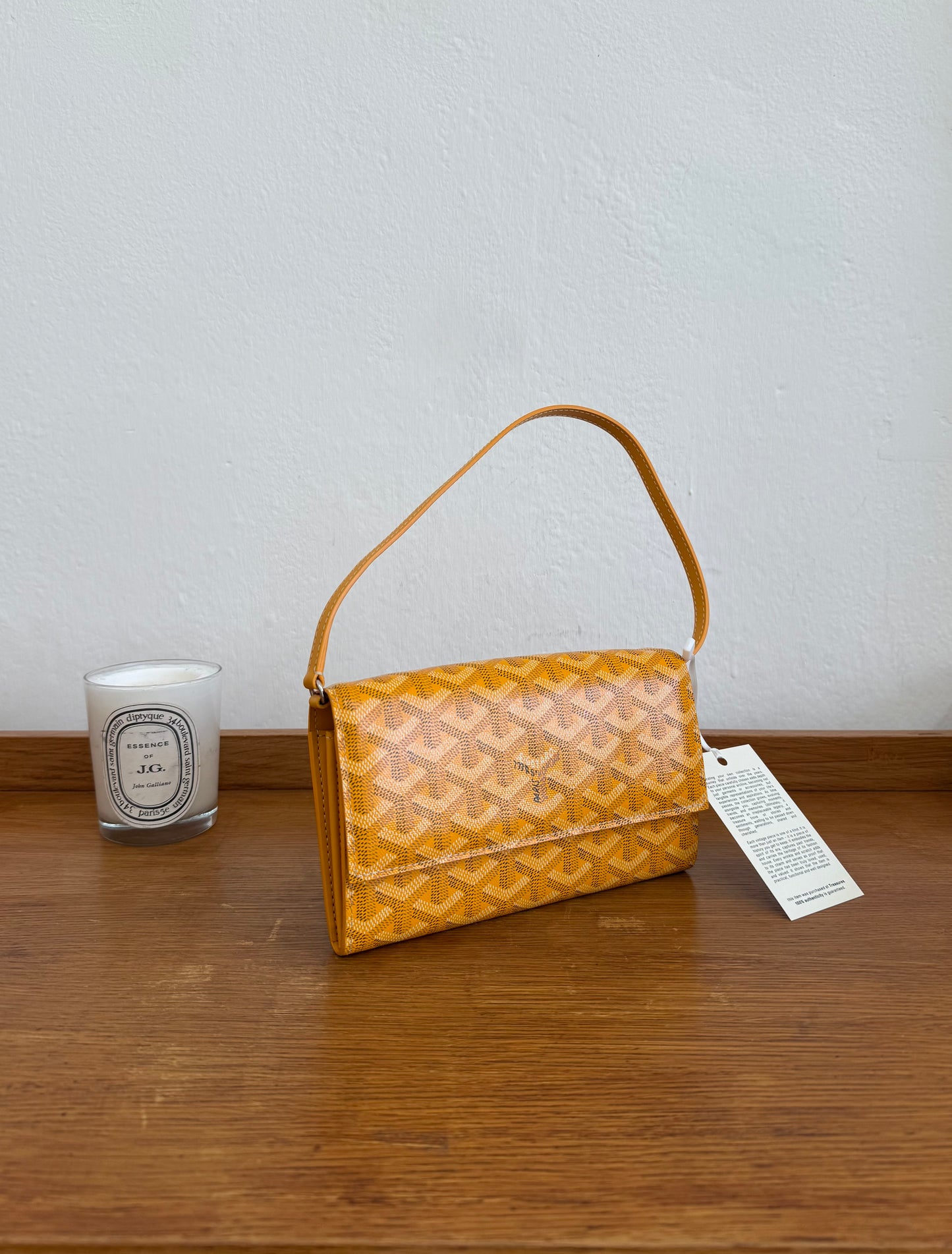 GOYARD VARENNE SHOULDER BAG YELLOW
