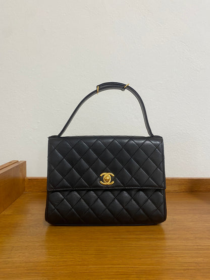 CHANEL TOP HANDLE FLAP TWIST LOCK