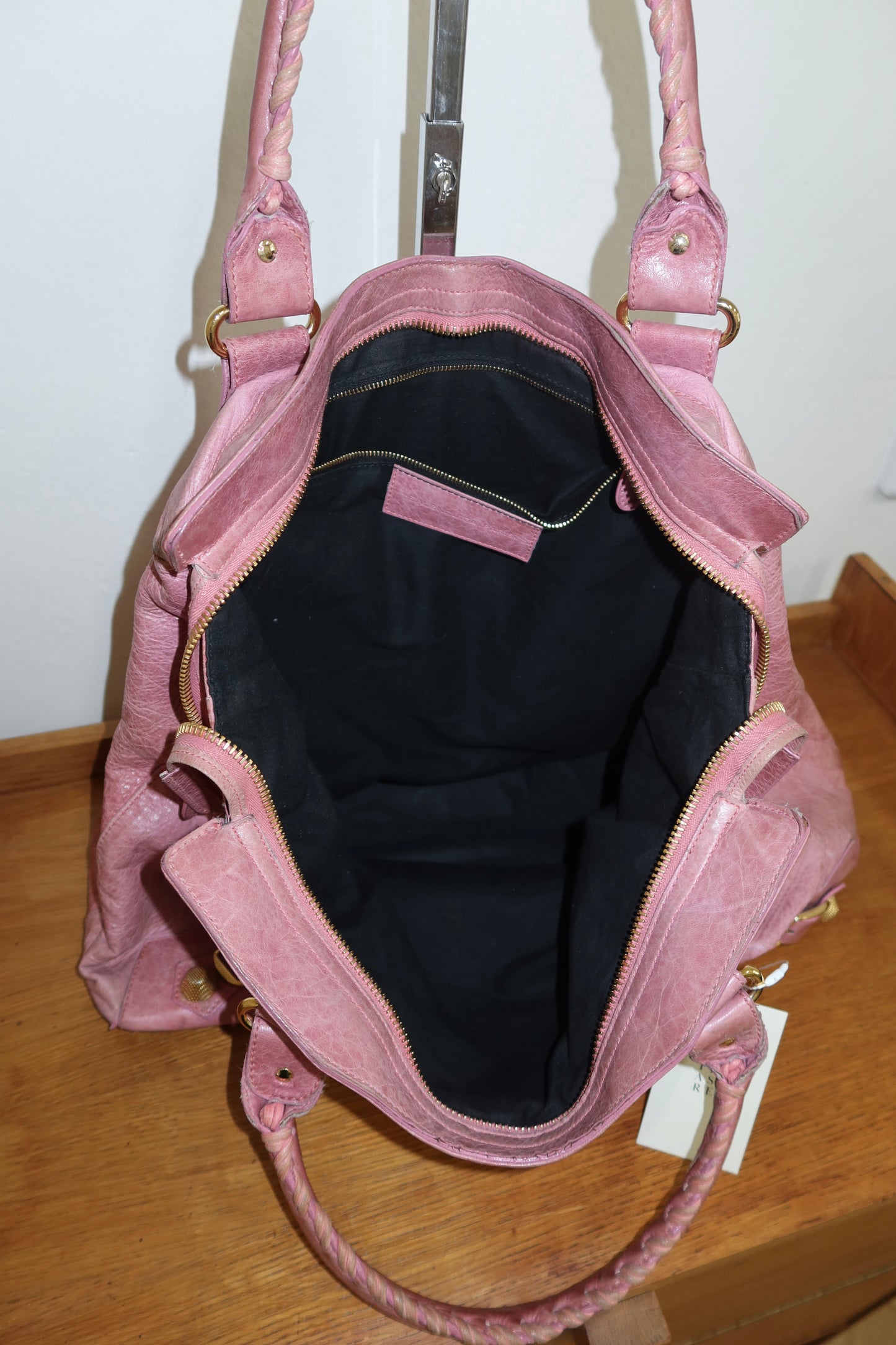 BALENCIAGA "CITY" BAG GIANT VELO PINK
