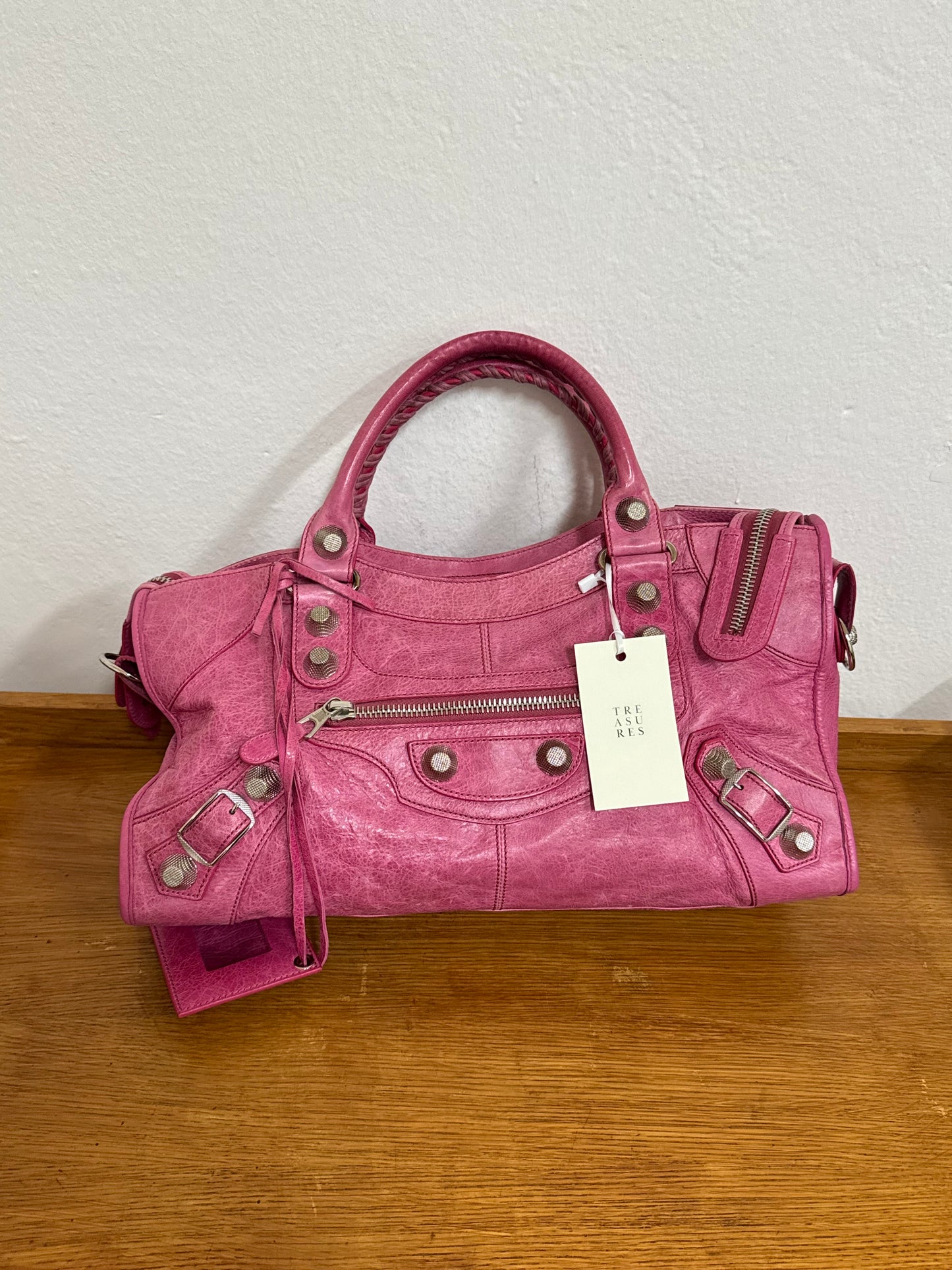 BALENCIAGA CITY BAG PINK
