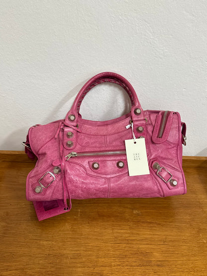 BALENCIAGA CITY BAG PINK