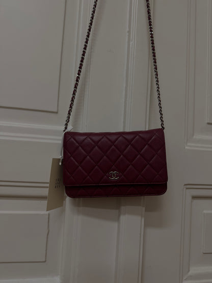 CHANEL LAMBSKIN WOC WINE GRAPE