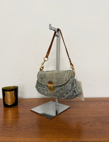 LV Monogram Denim Mini Pleaty