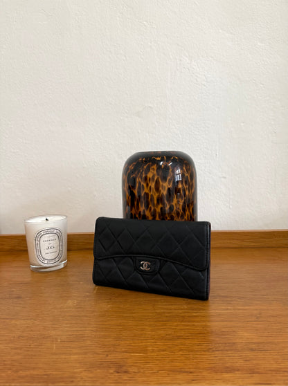 SERIES 12 CHANEL LONG WALLET LAMBSKIN BLACK