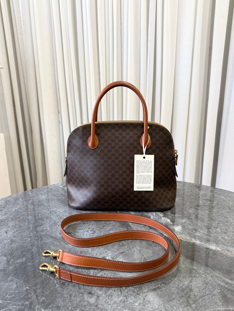 CELINE MACADAM TOP HANDLE BAG