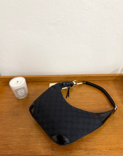 GUCCI GG MONOGRAM HALF MOON BAG