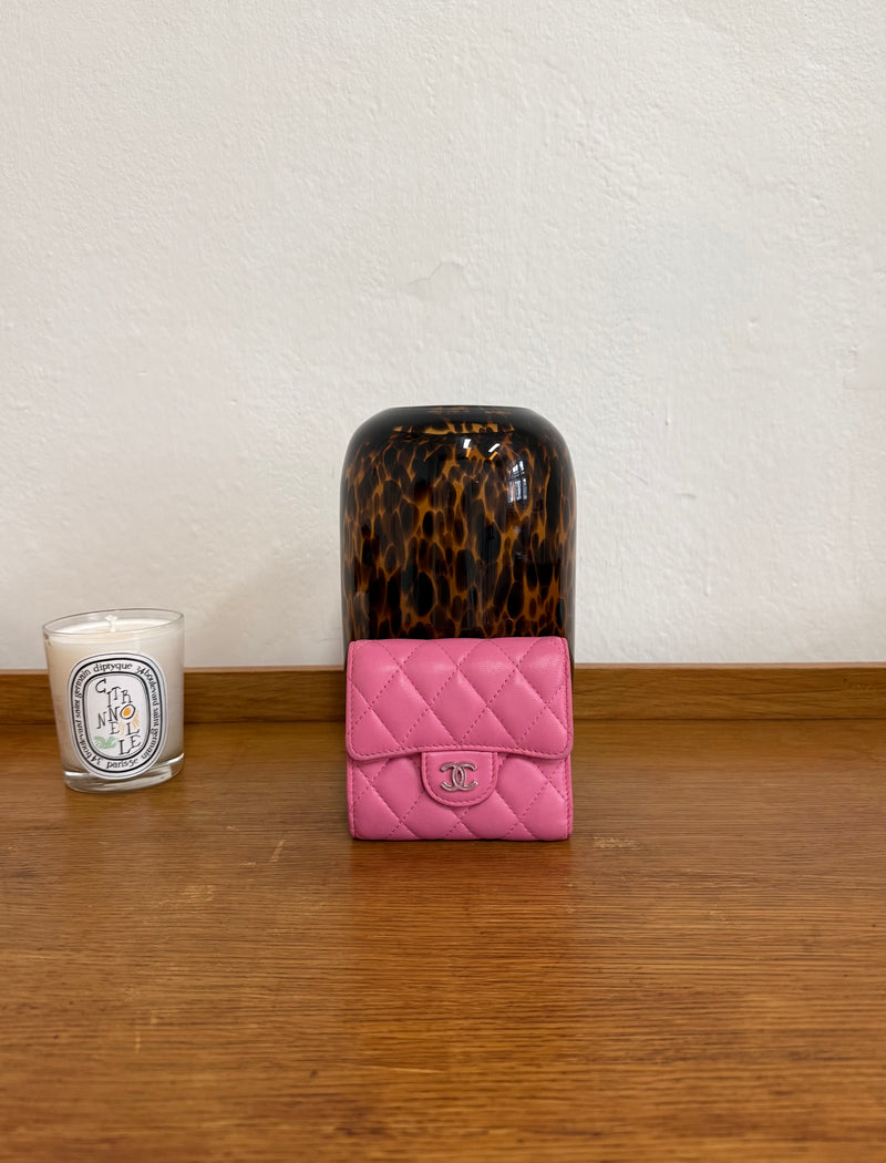 SERIES 27 CHANEL MINI WALLET LAMBSKIN PINK