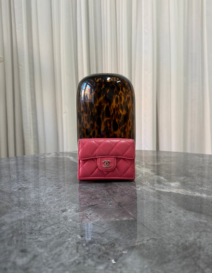 Chanel Mini Wallet Lambskin Pink