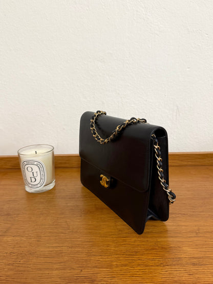 CHANEL BOX CALF FLAP BAG