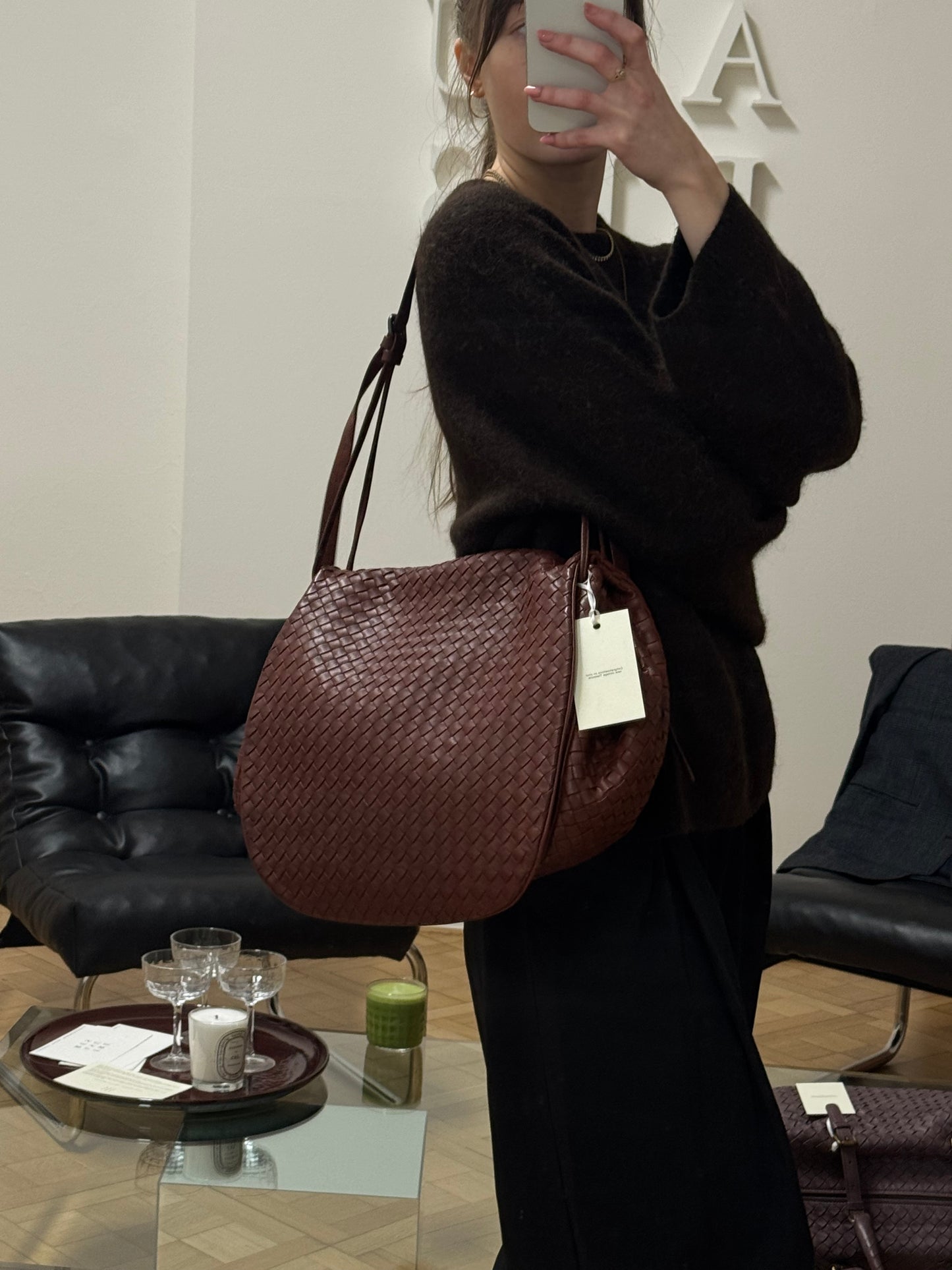 BOTTEGA VENETA INTRECCIATO SHOULDER BAG