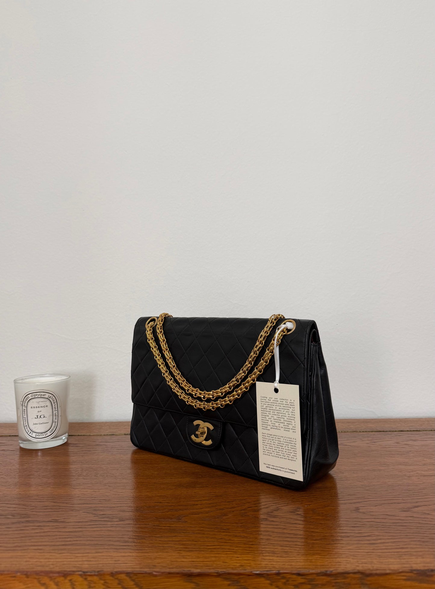 CHANEL CLASSIC DOUBLE FLAP BAG MEDIUM 24K GOLD