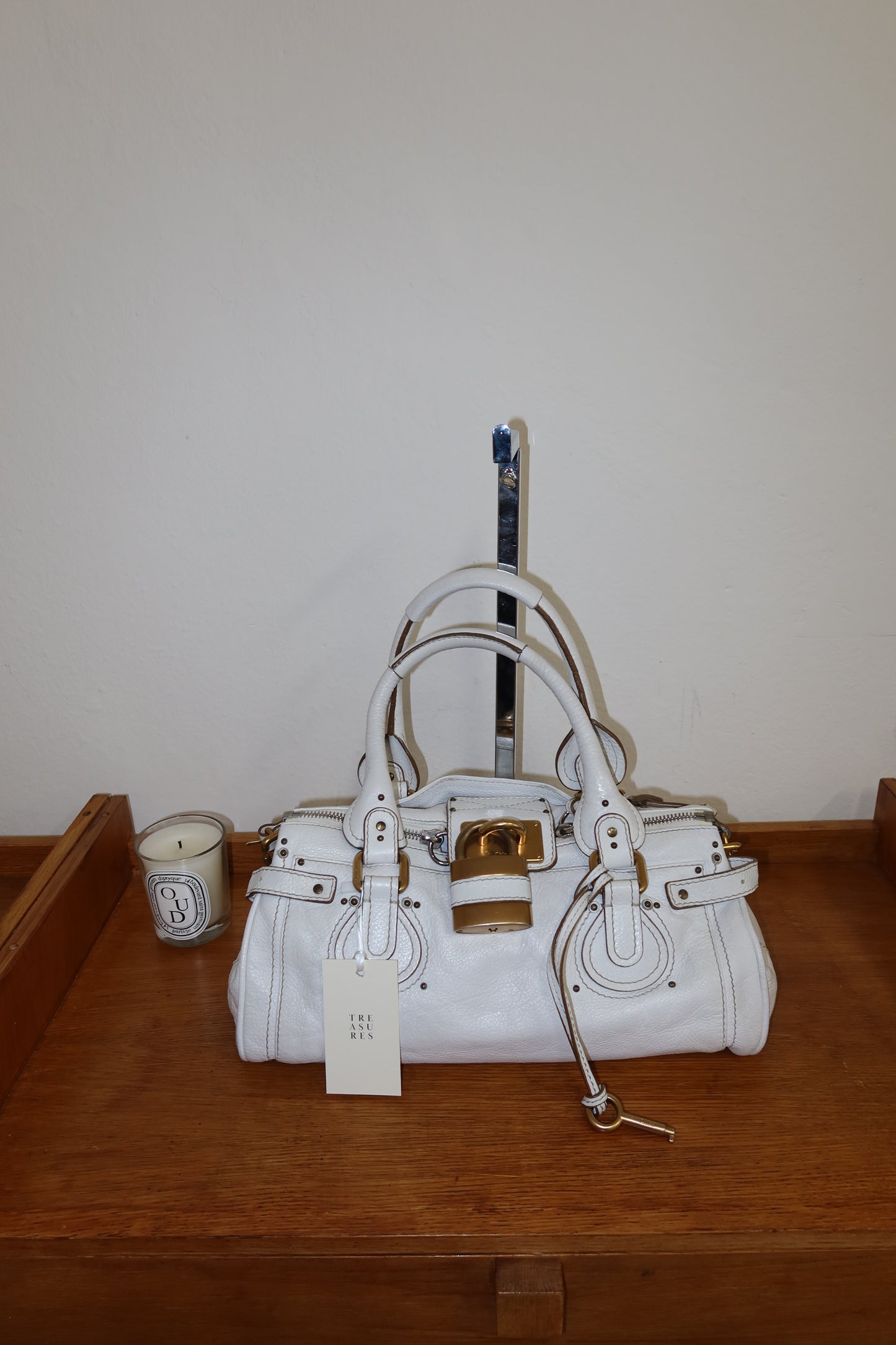 CHLOÉ PADDINGTON WHITE