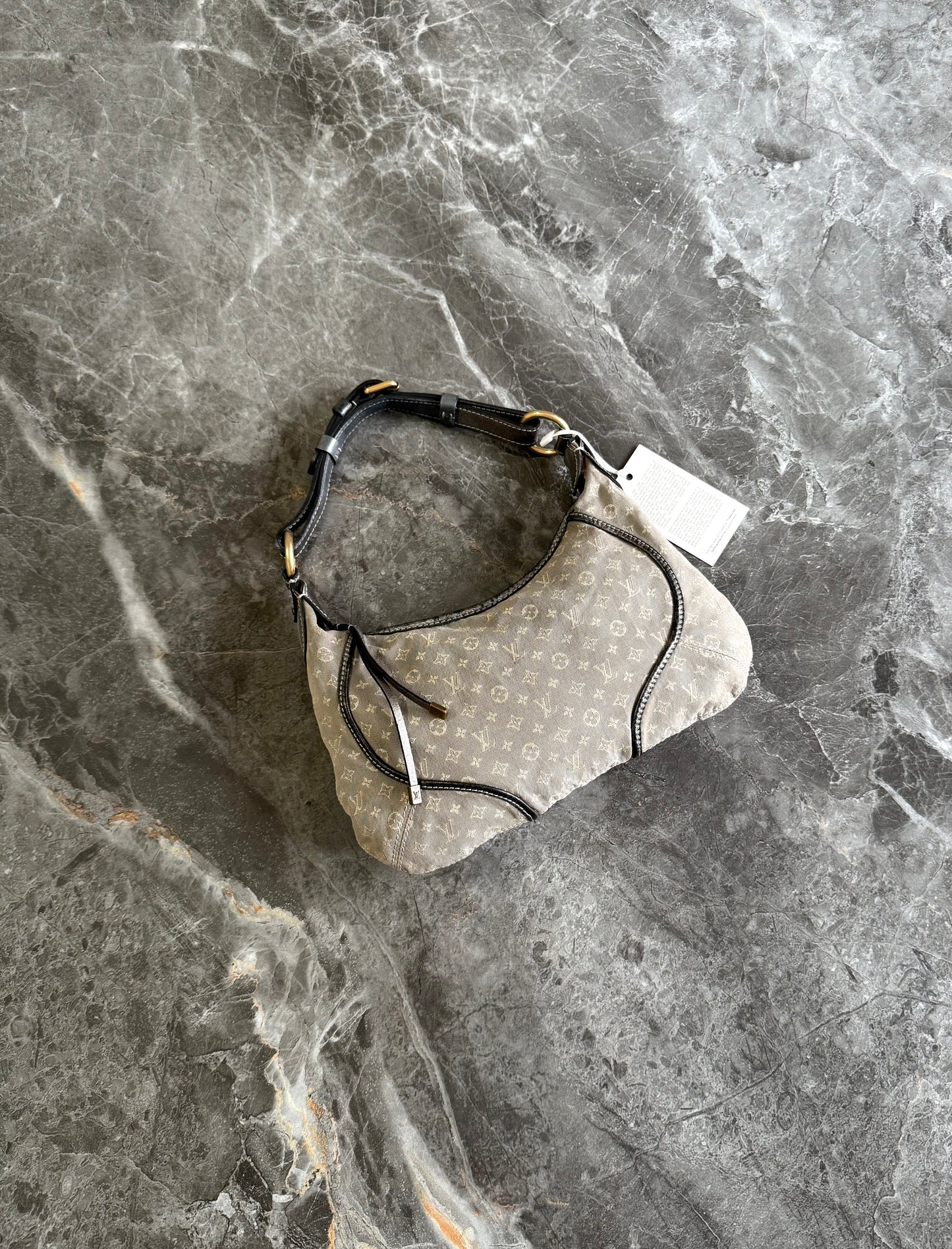LOUIS VUITTON MONOGRAM MINI MANON SHOULDER BAG GREY