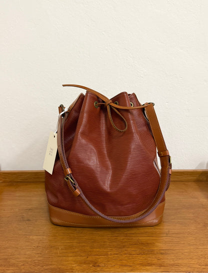LOUIS VUITTON EPI NOÉ BROWN BUCKET BAG