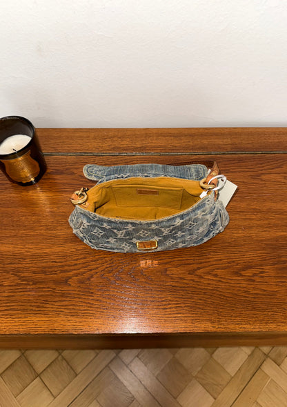 LV Monogram Denim Mini Pleaty