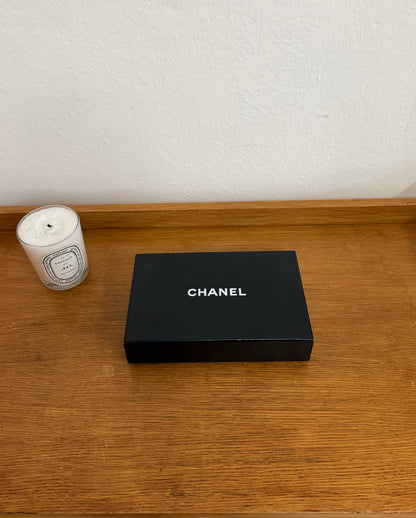 CHANEL CLASSIC LONG WALLET LAMBSKIN SERIES 17 NAVY