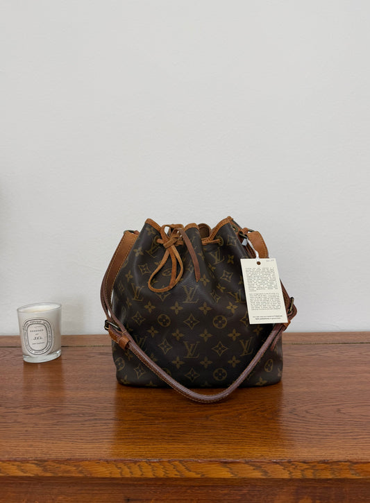 LV PETIT NOÉ MONOGRAM BUCKET BAG 319