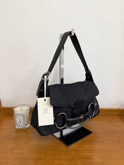 GUCCI HORSEBIT SHOULDER BAG GG