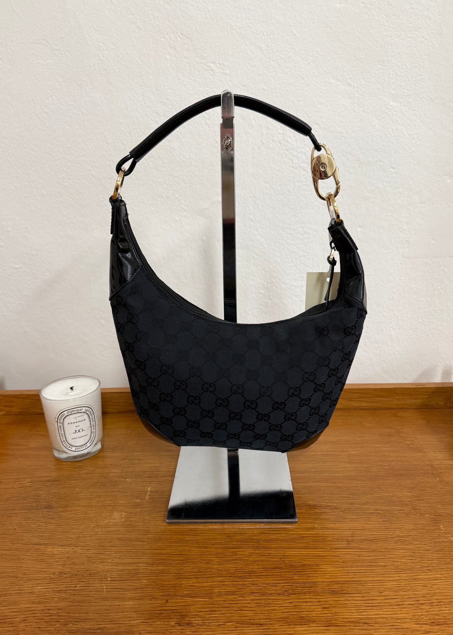 GUCCI GG MONOGRAM HALF MOON BAG