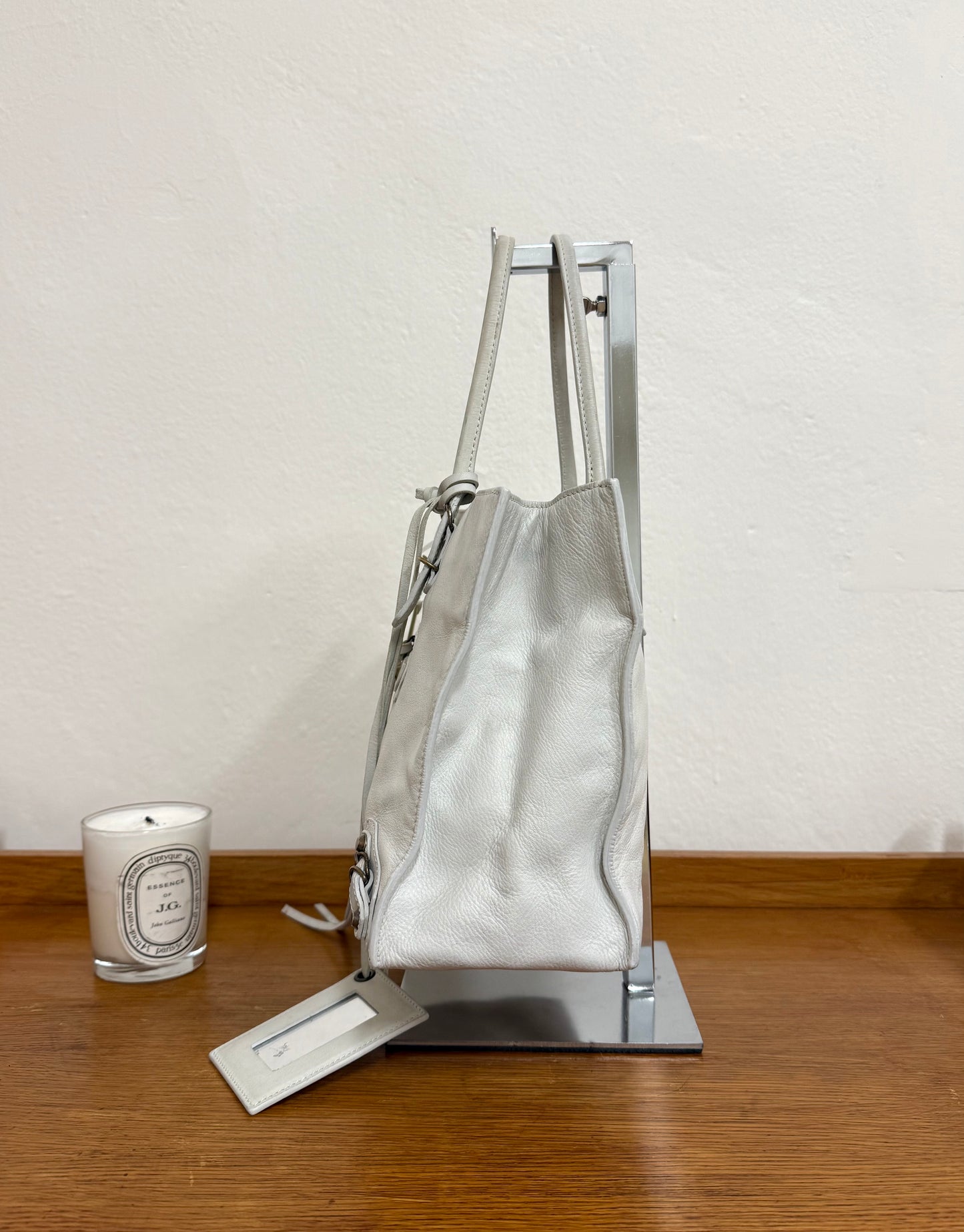 BALENCIAGA PAPIER WHITE BAG