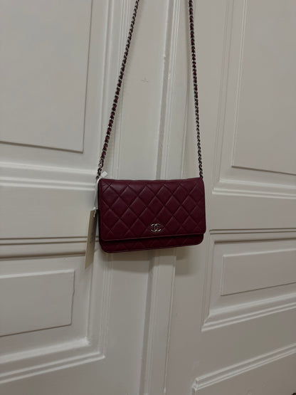 CHANEL LAMBSKIN WOC WINE GRAPE