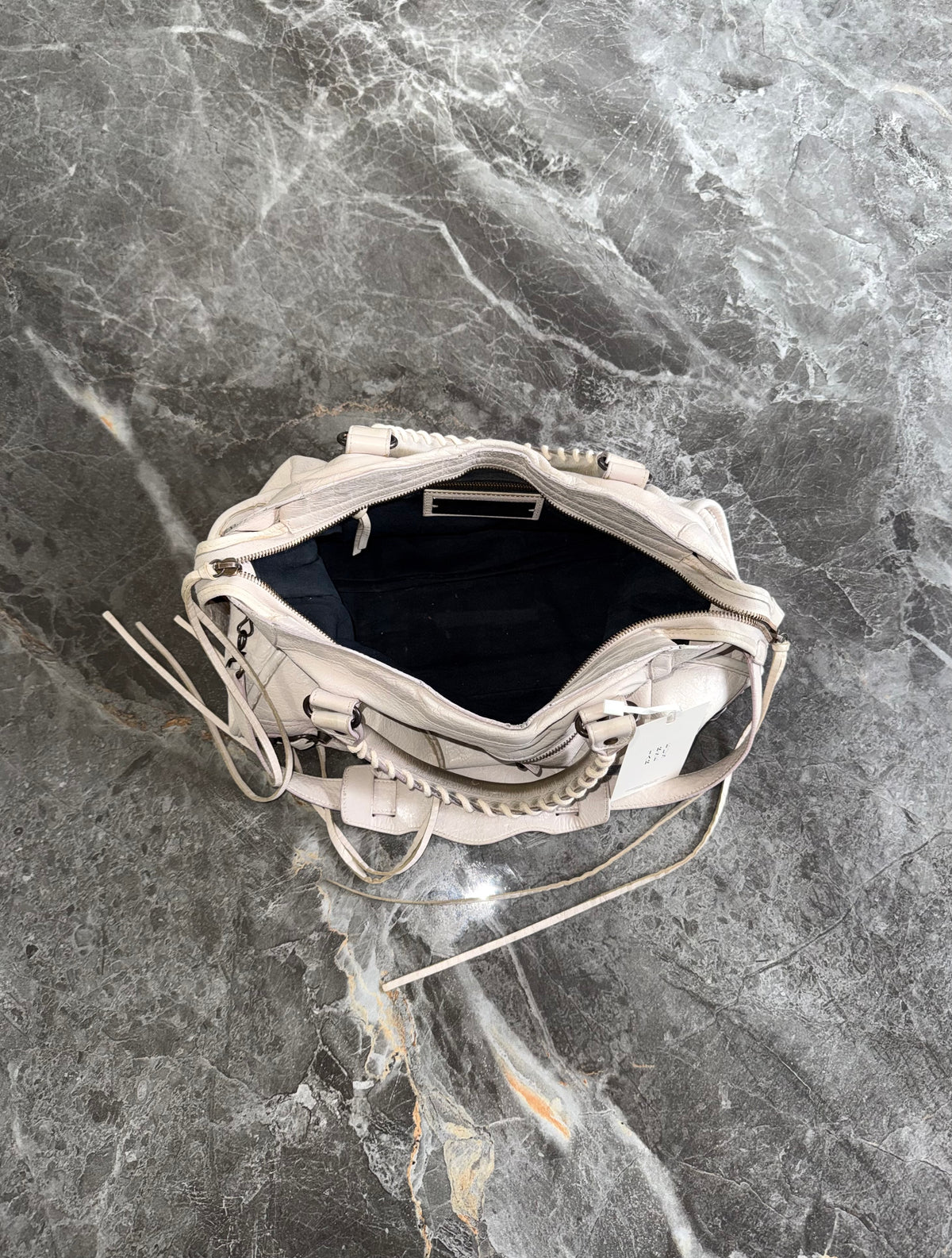Balenciaga City Bag Cream Brass HW