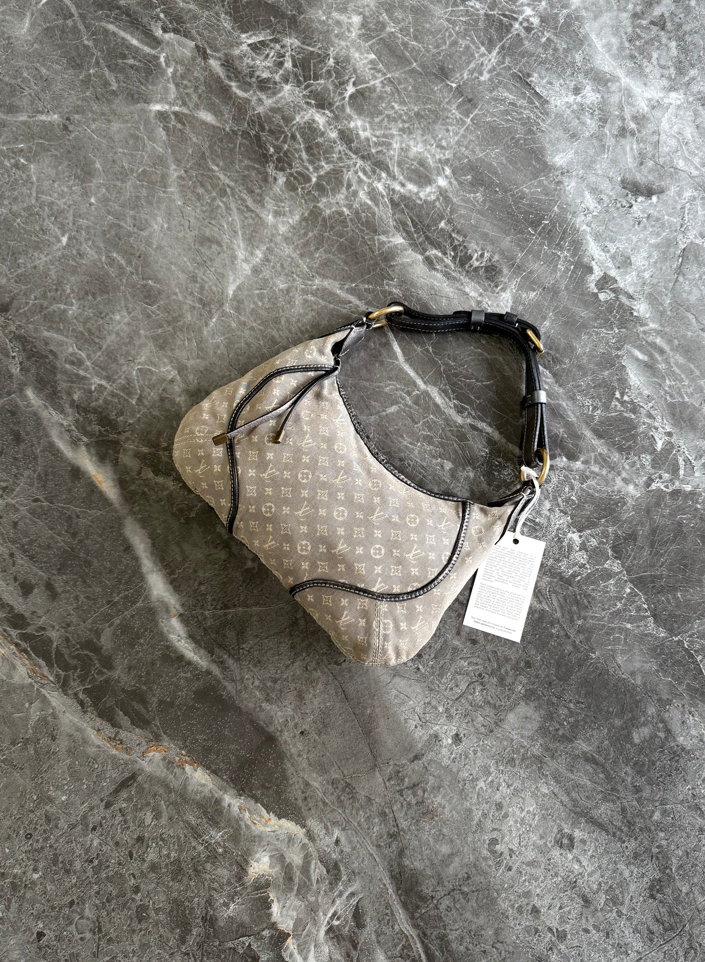LOUIS VUITTON MONOGRAM MINI MANON SHOULDER BAG GREY