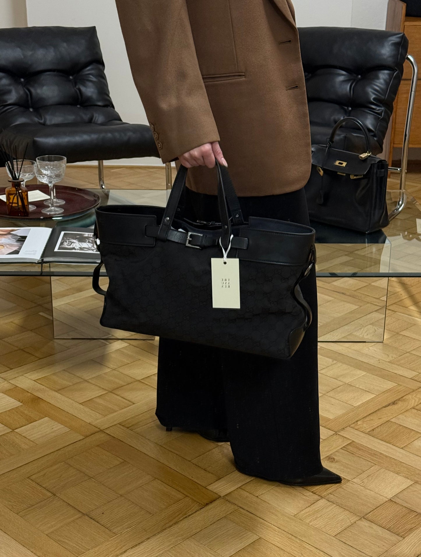 GUCCI GG BELT TOTE BAG