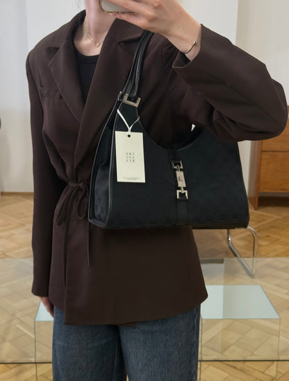 Gucci Jackie GG Monogram Bag Black