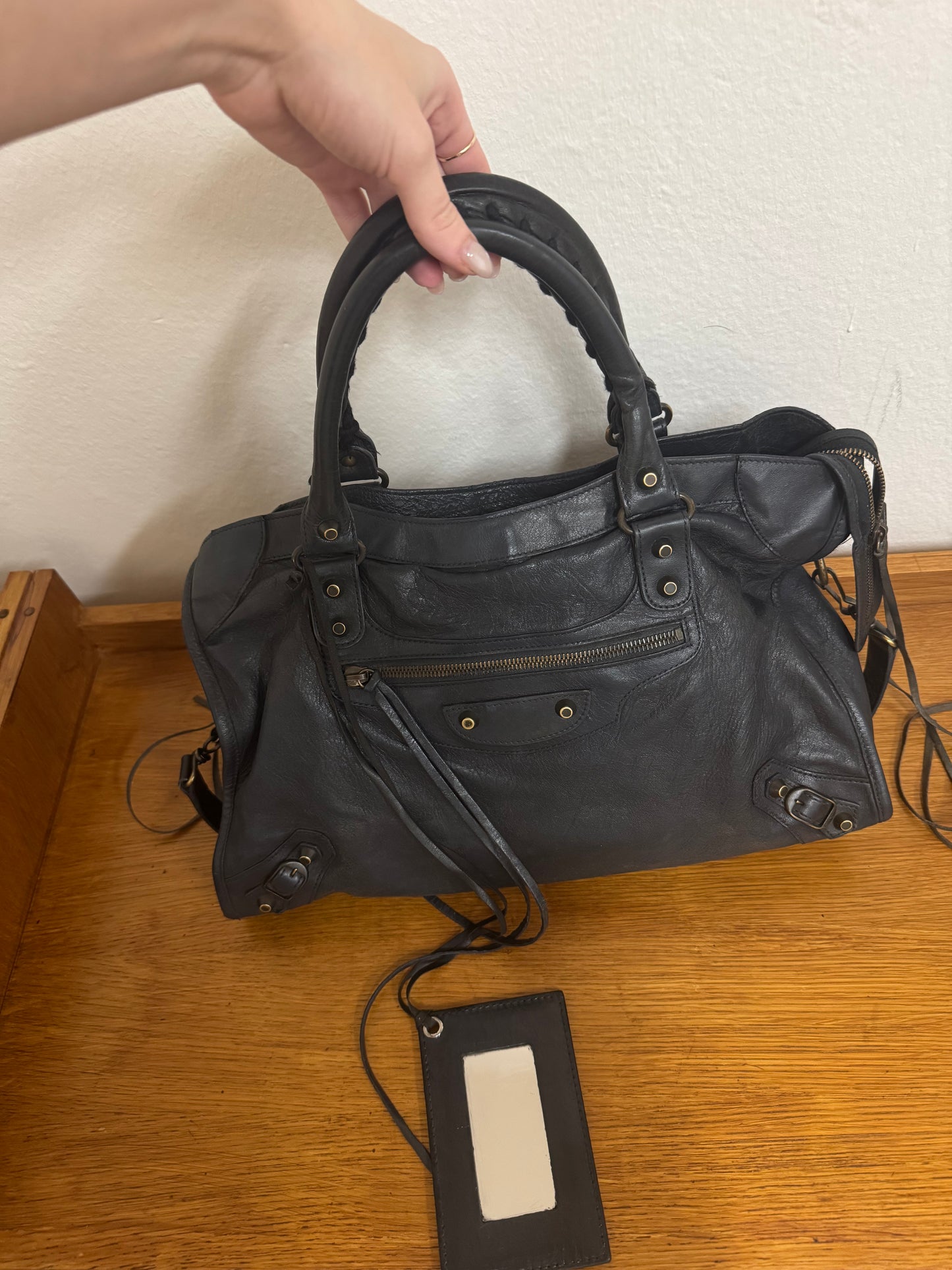 BALENCIAGA CITY BAG GREY