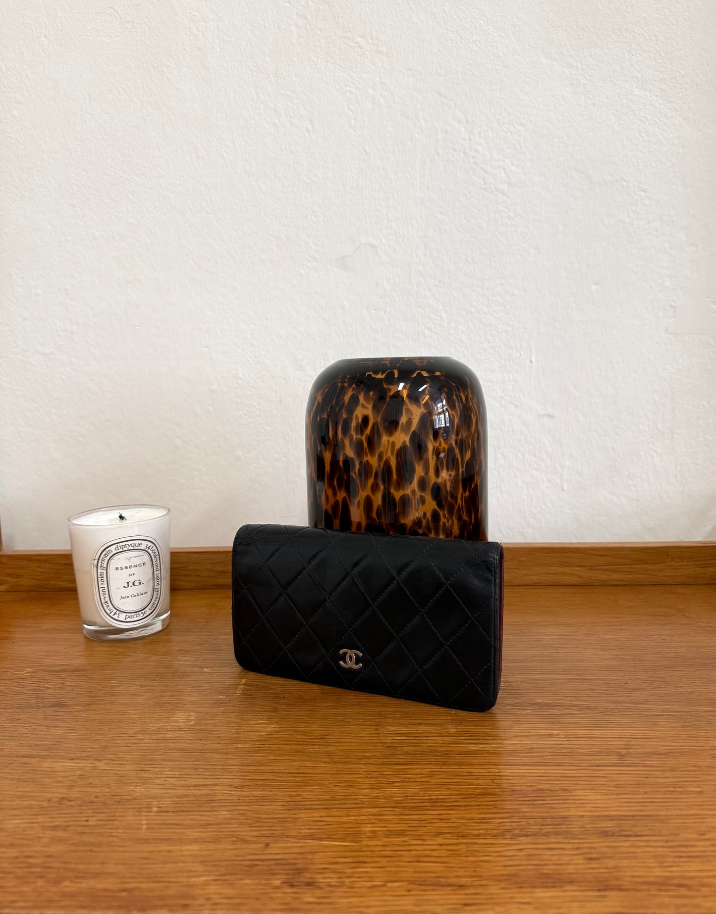 SERIES 11 CHANEL CLASSIC LONG WALLET LAMBSKIN BLACK