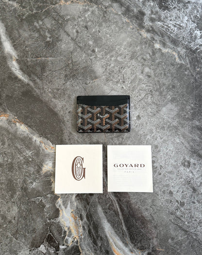 GOYARD SAINT-SULPICE CARD WALLET BLACK