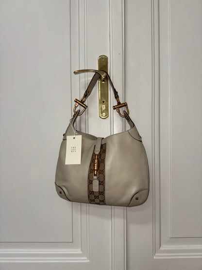 GUCCI JACKIE 1961 MONOGRAM BEIGE