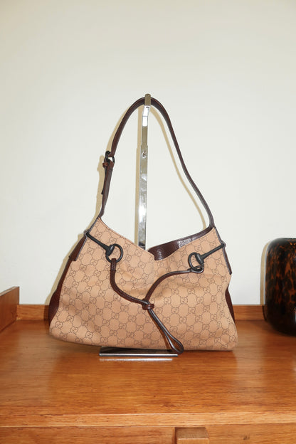 GUCCI HORSEBIT GG SHOULDER BAG